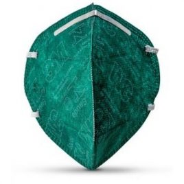 Respirador descartavel dobravel verde PFF2 9902 – 3M