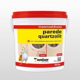Impermeabilizante Parede (antigo anchorflex) 3,6L Quartzolit Weber.
